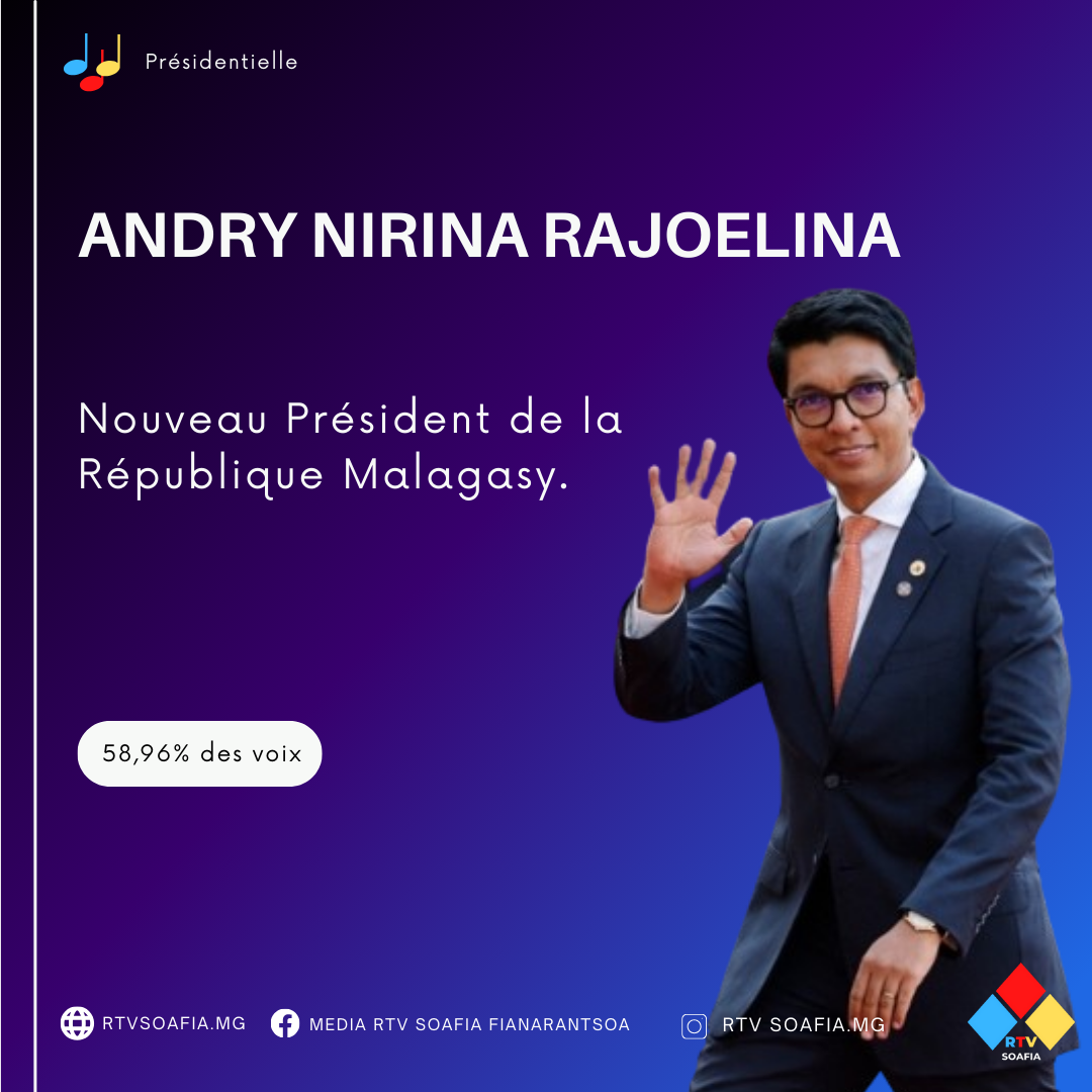 Andry Nirina Rajoelina Président de Madagascar - RTV SOAFIA